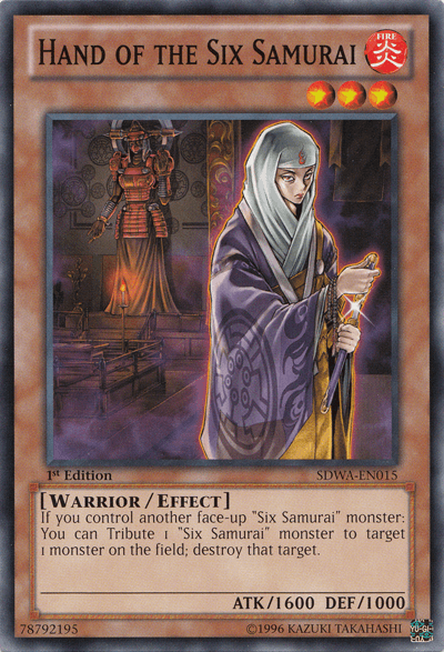 Hand of the Six Samurai [SDWA-EN015] Common - Josh's Cards