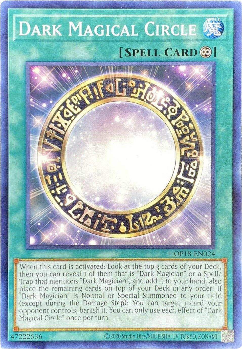 Dark Magical Circle [OP18-EN024] Common - Josh's Cards