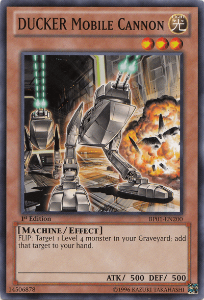 DUCKER Mobile Cannon [BP01-EN200] Common - Josh's Cards