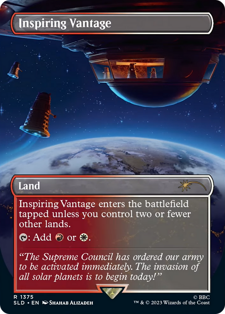 Inspiring Vantage (SLD-1375) - Secret Lair Drop (Borderless)