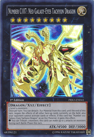 Number C107: Neo Galaxy-Eyes Tachyon Dragon [PRIO-EN041] Ultimate Rare - Josh's Cards