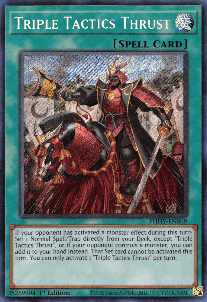 Triple Tactics Thrust [PHHY-EN069] Secret Rare - Josh's Cards