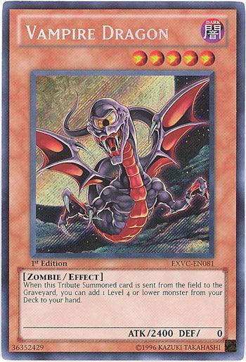 Vampire Dragon [EXVC-EN081] Secret Rare - Josh's Cards