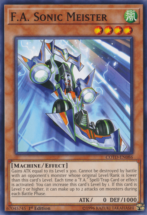 F.A. Sonic Meister [COTD-EN086] Common - Josh's Cards