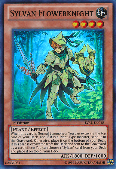 Sylvan Flowerknight [LVAL-EN018] Super Rare - Josh's Cards