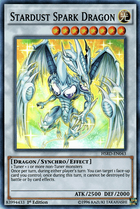 Stardust Spark Dragon [HSRD-EN043] Super Rare - Josh's Cards