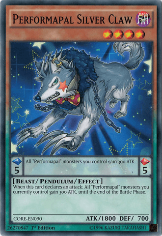 Performapal Silver Claw [CORE-EN090] Common - Josh's Cards