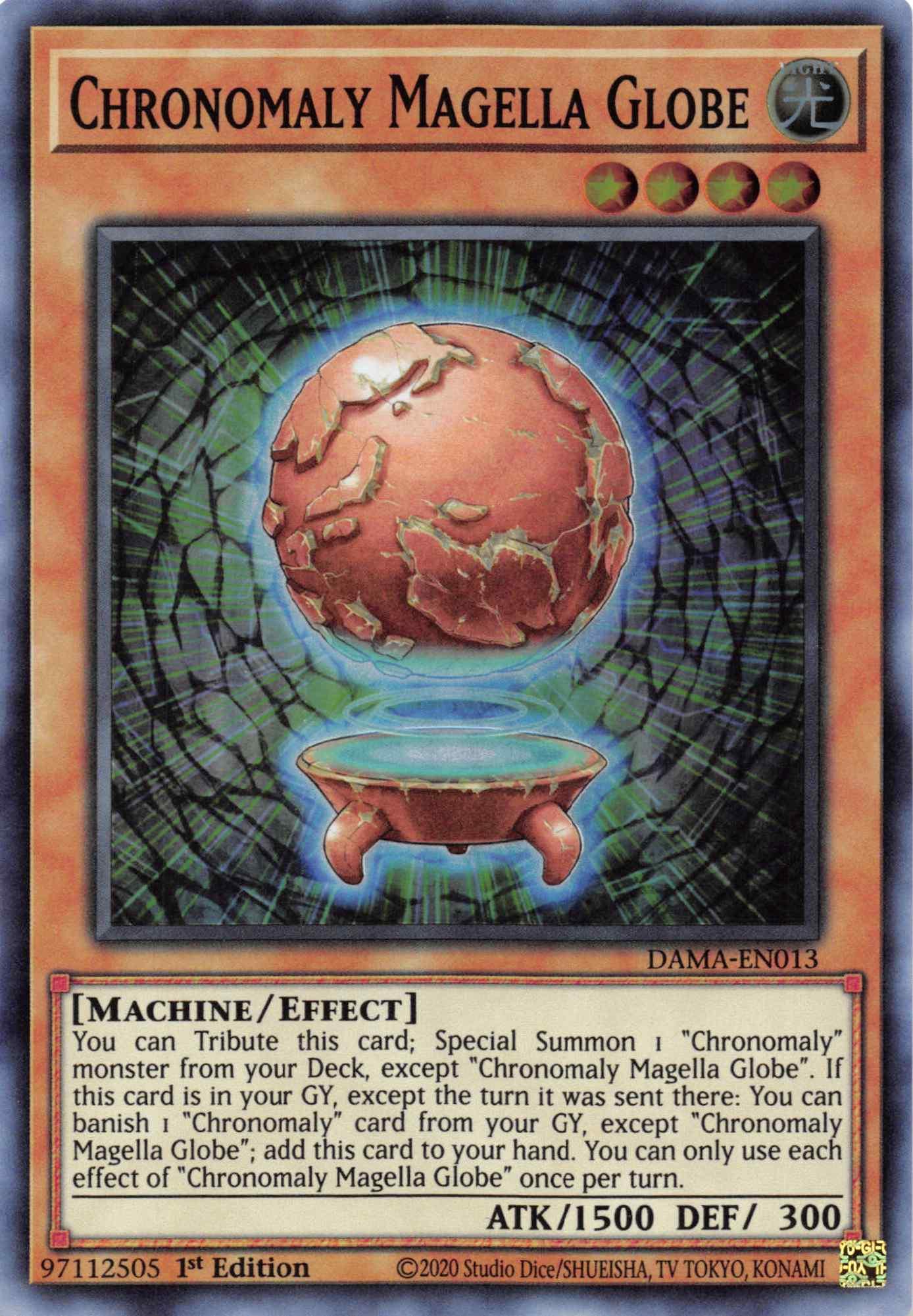 Chronomaly Magella Globe [DAMA-EN013] Super Rare - Josh's Cards