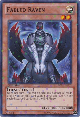 Fabled Raven [BP01-EN205] Starfoil Rare - Josh's Cards