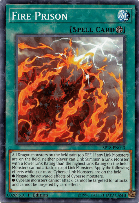 Fire Prison [SP18-EN043] Starfoil Rare - Josh's Cards