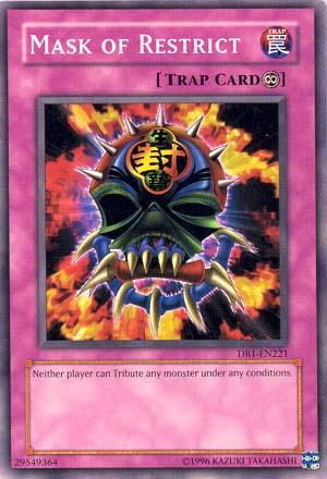 Mask of Restrict [DB1-EN221] Common - Josh's Cards