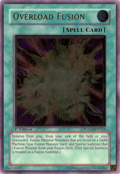 Overload Fusion [POTD-EN042] Ultimate Rare - Josh's Cards