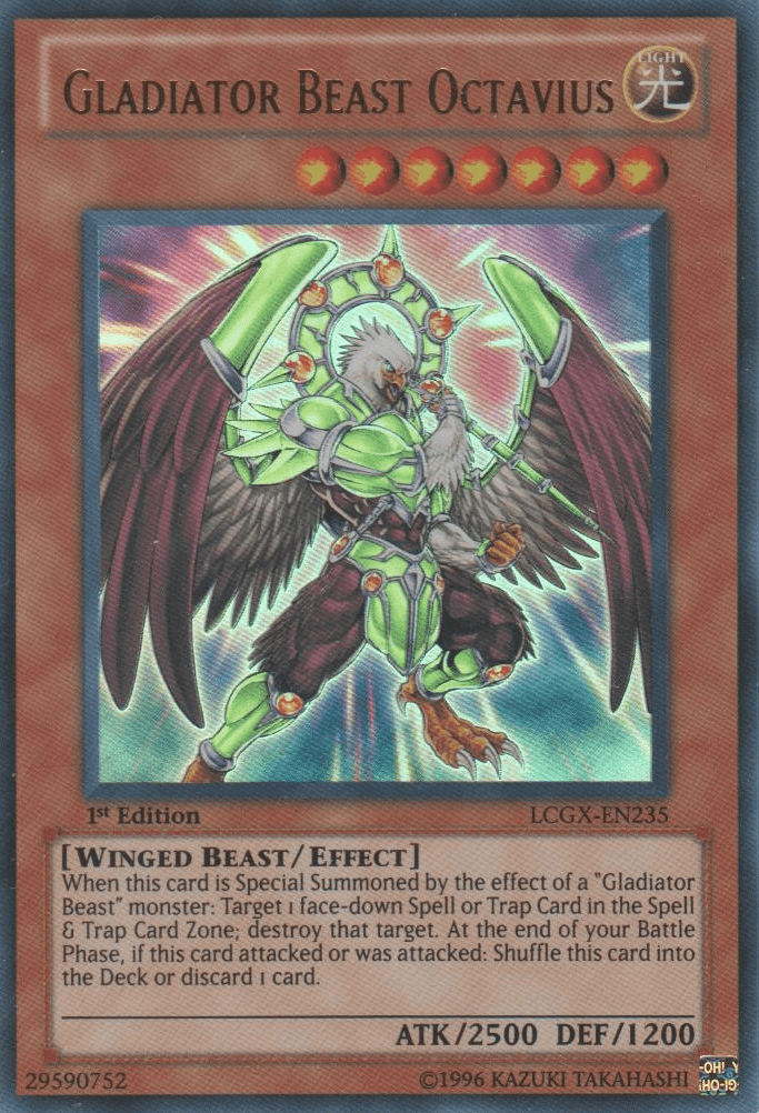 Gladiator Beast Octavius [LCGX-EN235] Ultra Rare - Josh's Cards