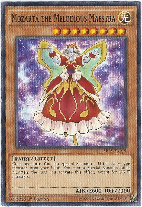 Mozarta the Melodious Maestra [SP15-EN019] Shatterfoil Rare - Josh's Cards
