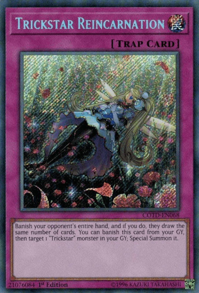 Trickstar Reincarnation [COTD-EN068] Secret Rare - Josh's Cards