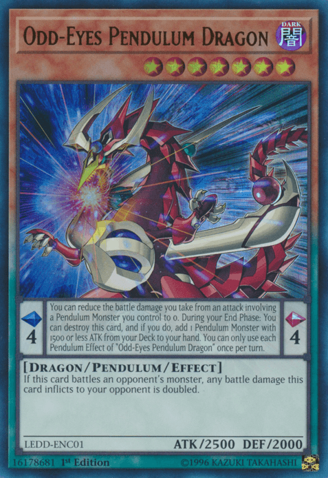 Odd-Eyes Pendulum Dragon [LEDD-ENC01] Ultra Rare - Josh's Cards