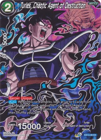 Turles, Chaotic Agent of Destruction (EX13-09) [Special Anniversary Set 2020] Parallel Foil