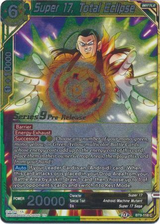 Super 17, Total Eclipse (BT9-118) [Universal Onslaught Prerelease Promos] Parallel Foil