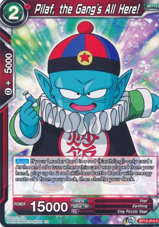 Pilaf, the Gang's All Here! (BT12-014) [Vicious Rejuvenation] Parallel Foil