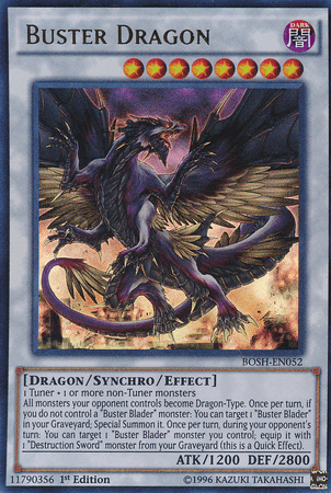 Buster Dragon [BOSH-EN052] Ultra Rare - Josh's Cards