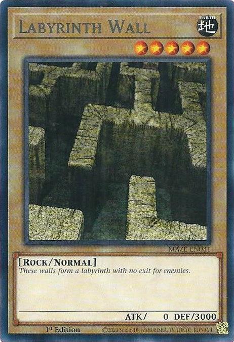 Labyrinth Wall [MAZE-EN031] Rare - Josh's Cards