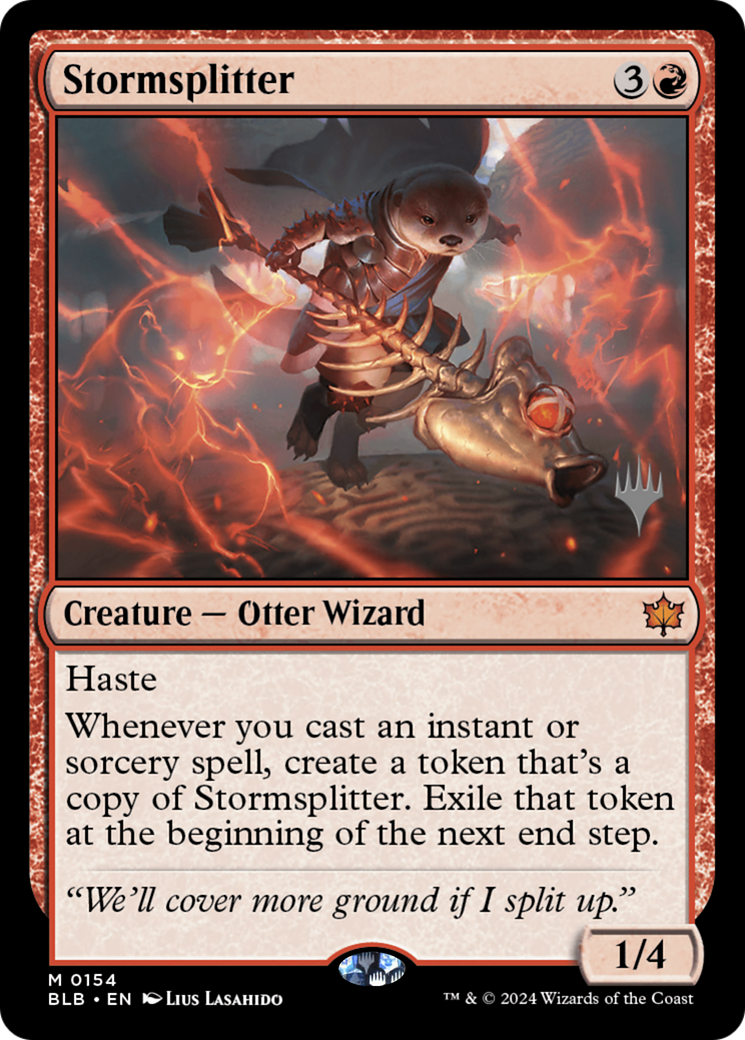 Stormsplitter (PPBLB-154) - Bloomburrow Promos