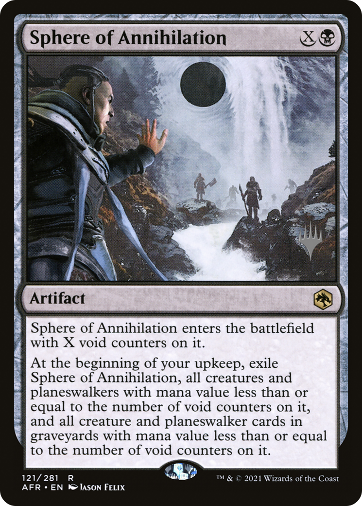 Sphere of Annihilation (PPAFR-121P) - Adventures in the Forgotten Realms Promos Foil