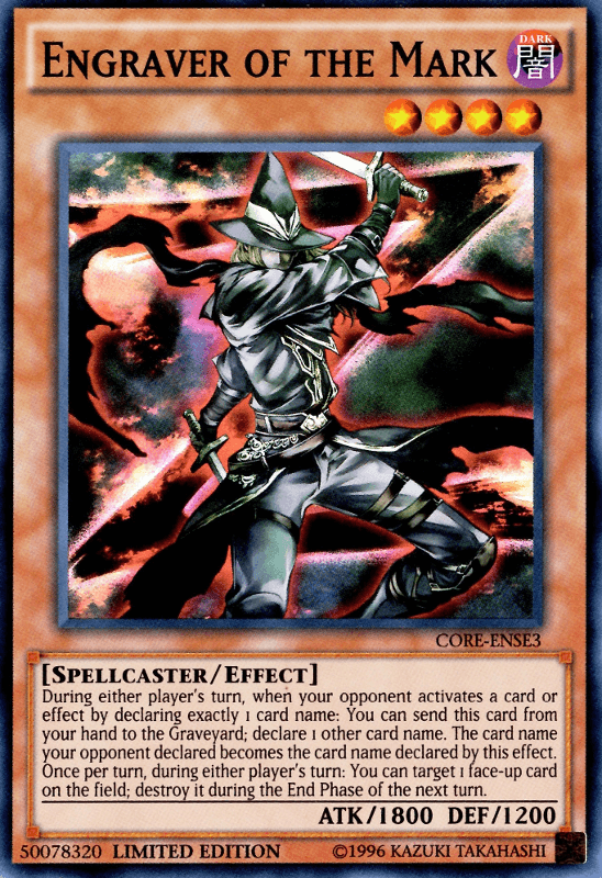 Engraver of the Mark [CORE-ENSE3] Super Rare - Josh's Cards