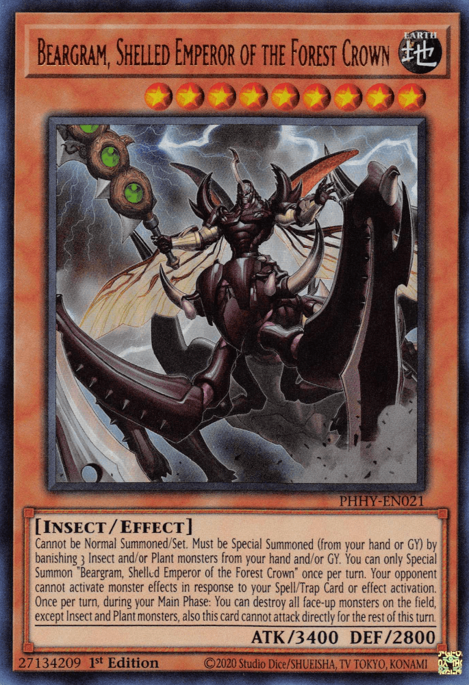 Beargram, Shelled Emperor of the Forest Crown [PHHY-EN021] Ultra Rare - Josh's Cards