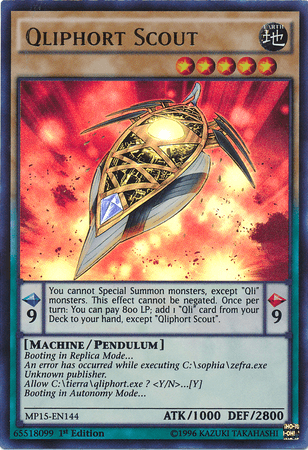 Qliphort Scout [MP15-EN144] Ultra Rare - Josh's Cards