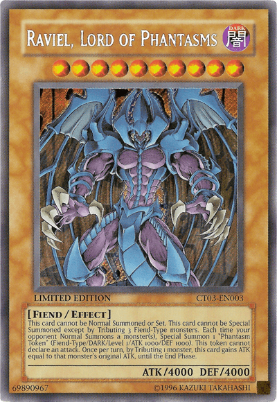 Raviel, Lord of Phantasms [CT03-EN003] Secret Rare - Josh's Cards