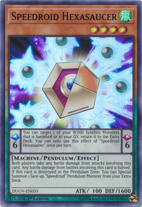 Speedroid Hexasaucer [DUOV-EN035] Ultra Rare - Josh's Cards