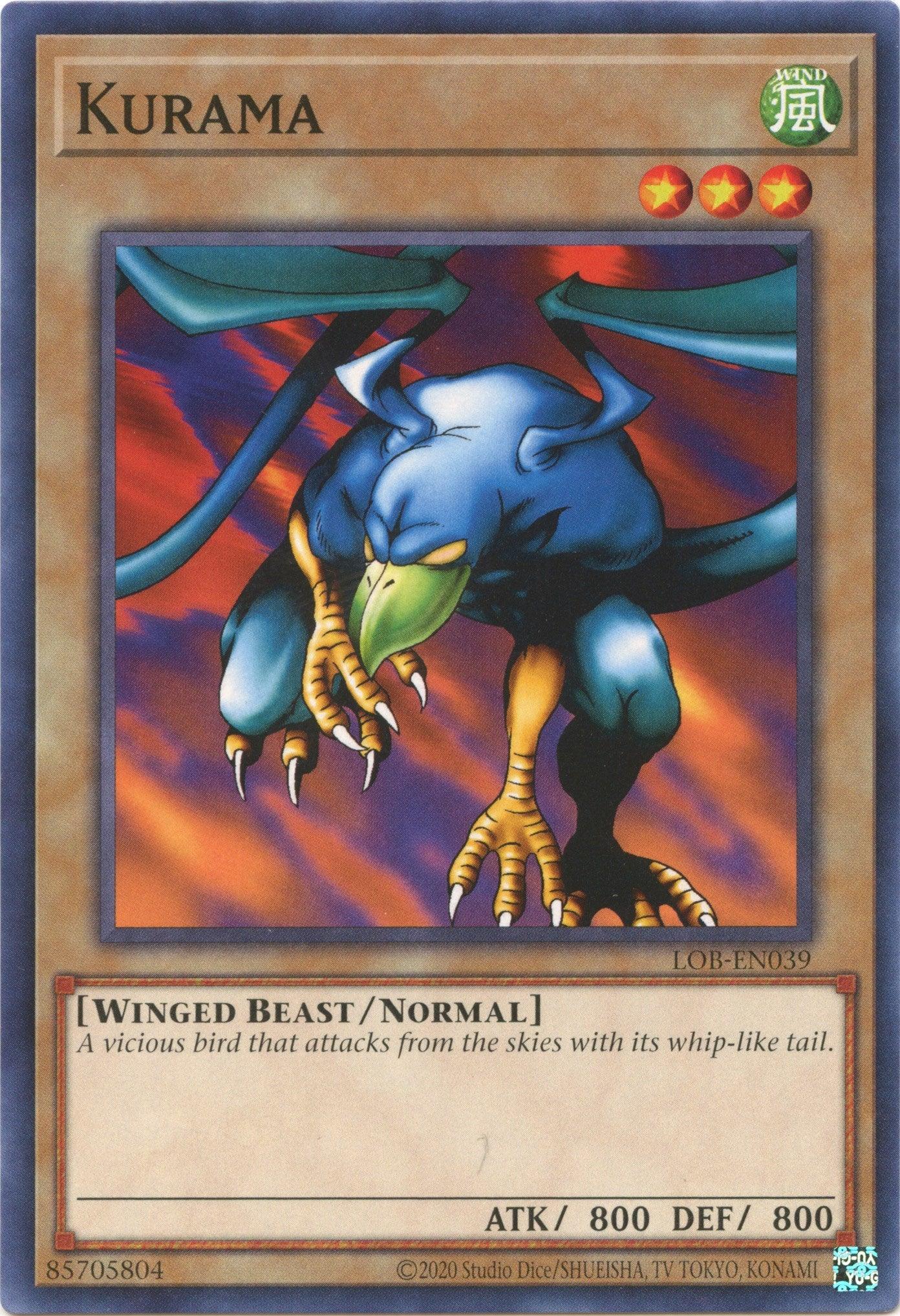 Kurama (25th Anniversary) [LOB-EN039] Common - Josh's Cards
