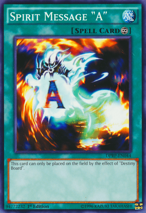 Spirit Message "A" [DPRP-EN044] Common - Josh's Cards