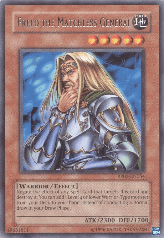 Freed the Matchless General [RP02-EN054] Rare - Josh's Cards