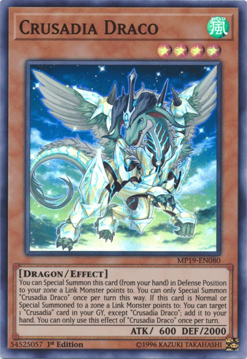 Crusadia Draco [MP19-EN080] Super Rare - Josh's Cards
