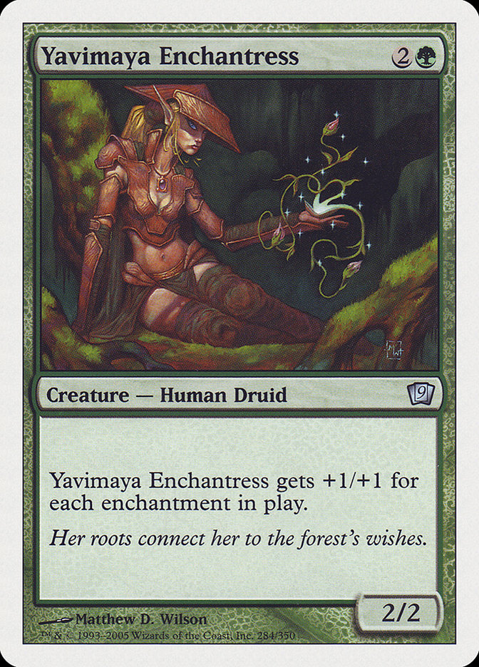 Yavimaya Enchantress [Ninth Edition] Foil