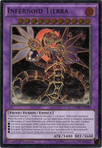Infernoid Tierra [CORE-EN049] Ultimate Rare - Josh's Cards