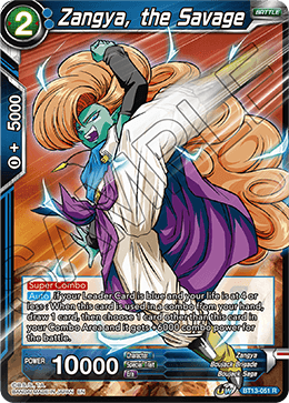 Zangya, the Savage (Rare) (BT13-051) [Supreme Rivalry] Parallel Foil