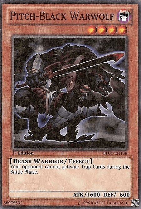 Pitch-Black Warwolf [BP01-EN188] Starfoil Rare - Josh's Cards