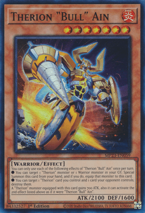 Therion "Bull" Ain [MP23-EN059] Super Rare - Josh's Cards