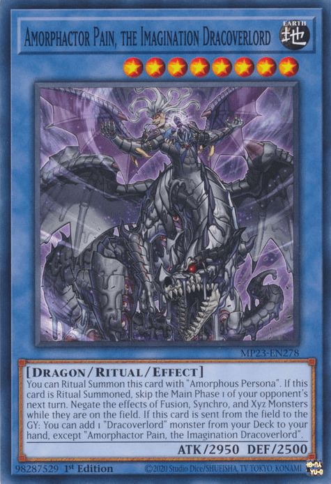 Amorphactor Pain, the Imagination Dracoverlord [MP23-EN278] Common - Josh's Cards