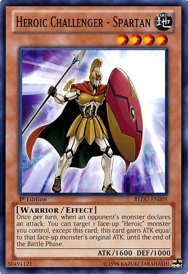 Heroic Challenger - Spartan [REDU-EN005] Common - Josh's Cards