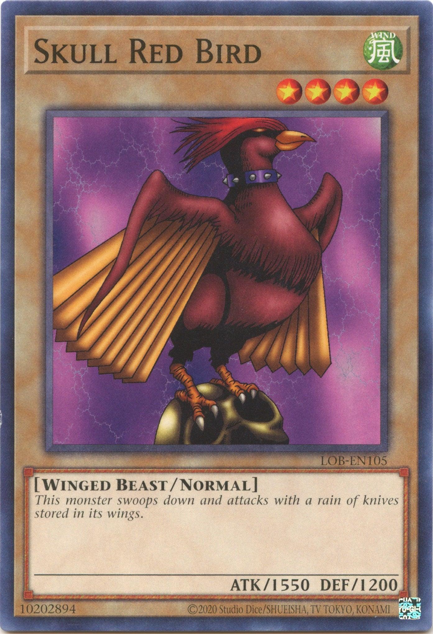 Skull Red Bird (25th Anniversary) [LOB-EN105] Common - Josh's Cards