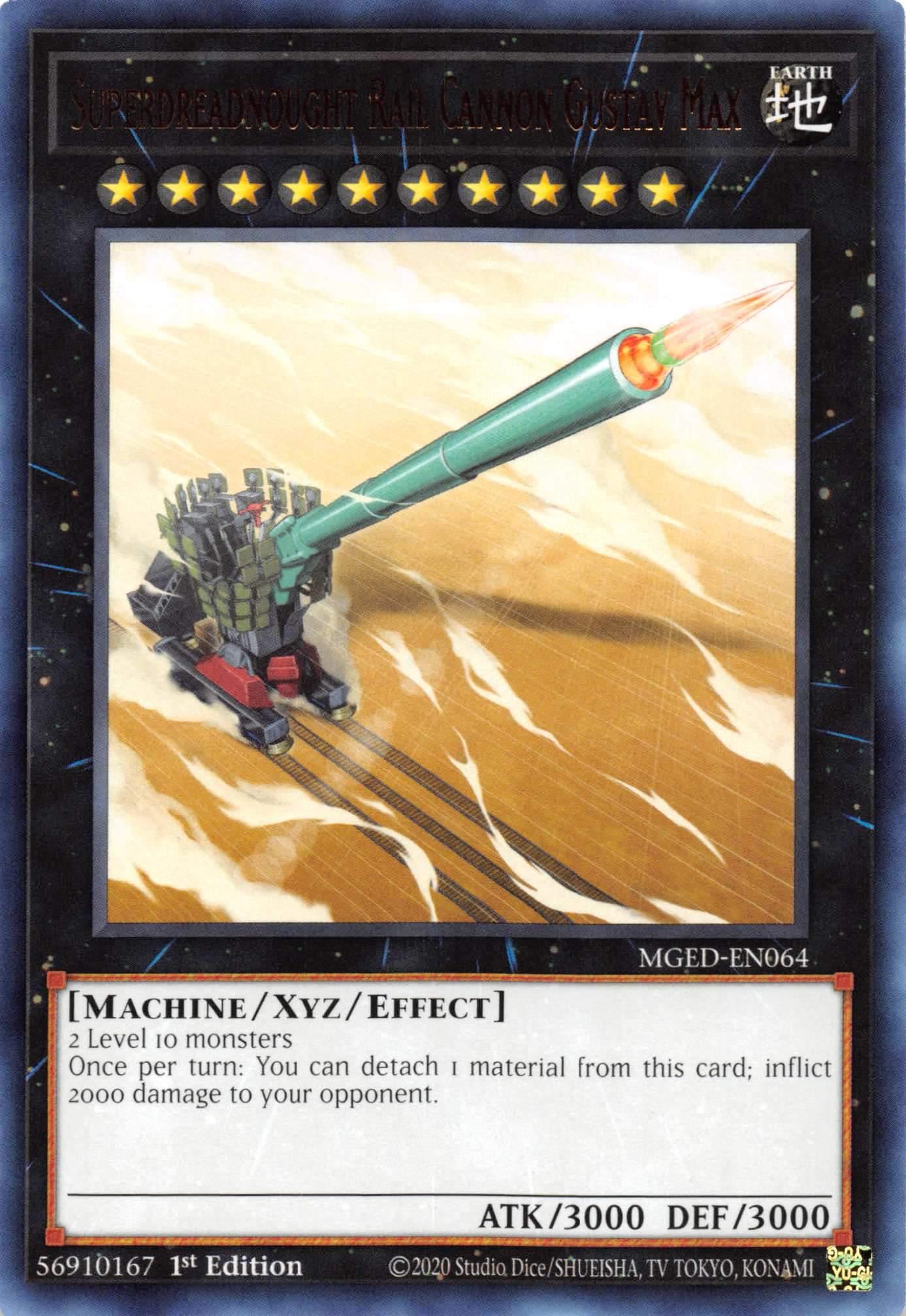 Superdreadnought Rail Cannon Gustav Max [MGED-EN064] Rare - Josh's Cards