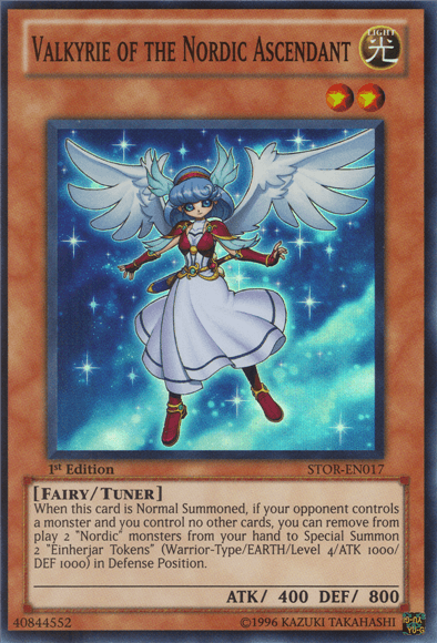 Valkyrie of the Nordic Ascendant [STOR-EN017] Super Rare - Josh's Cards