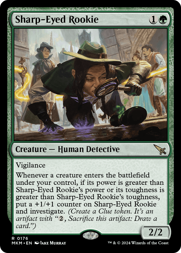 Sharp-Eyed Rookie [Murders at Karlov Manor] - Josh's Cards