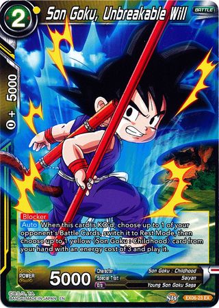 Son Goku, Unbreakable Will (EX06-23) [Special Anniversary Set] Parallel Foil