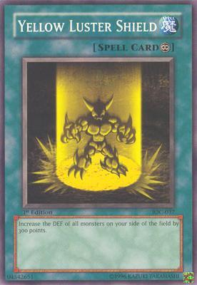 Yellow Luster Shield [IOC-037] Common - Josh's Cards