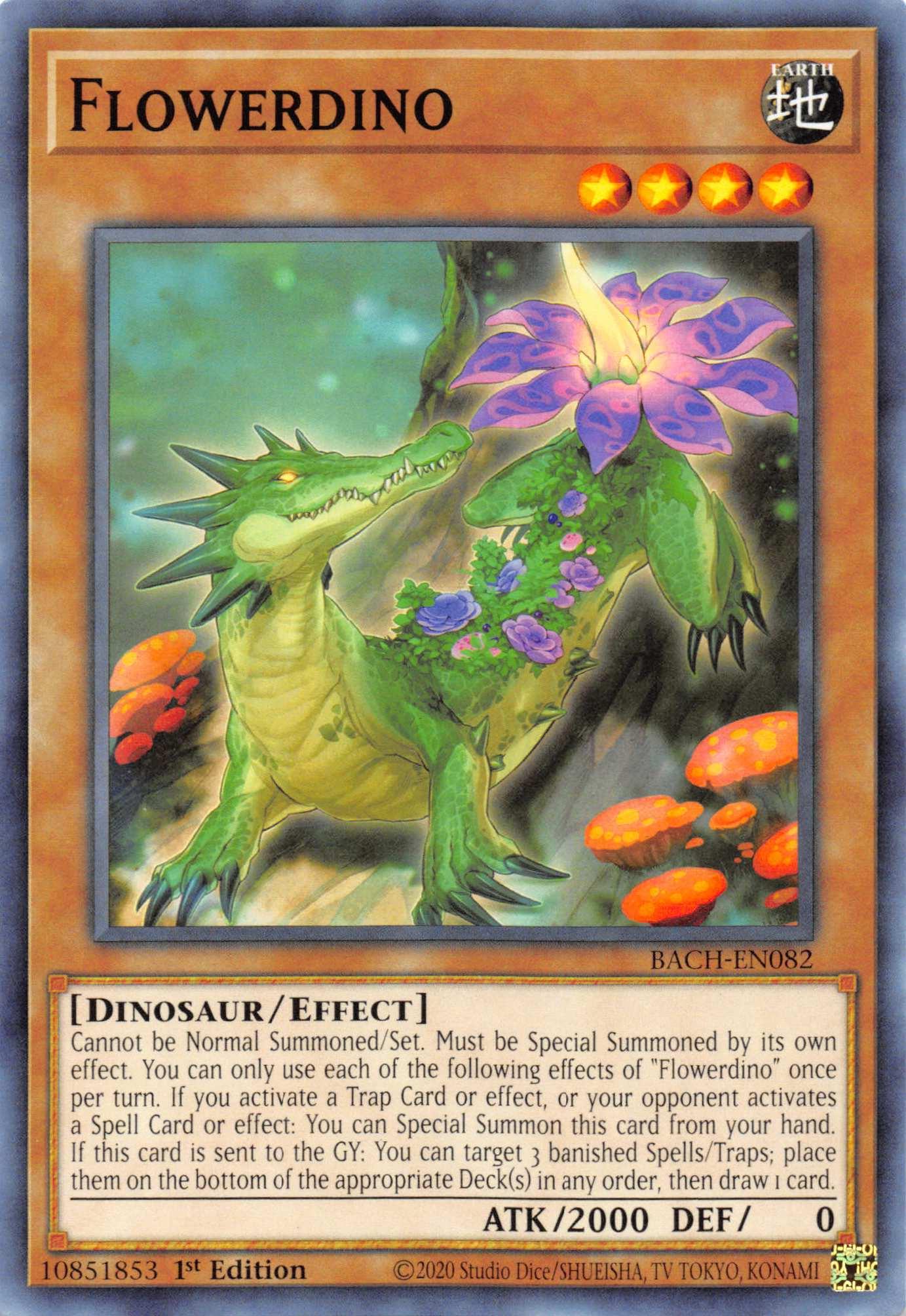 Flowerdino [BACH-EN082] Common - Josh's Cards